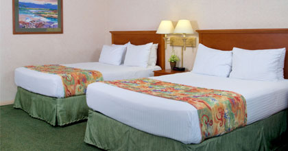 Old Town Inn Deluxe Room with Two Queen Beds